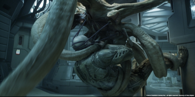 Breaking! Trilobite Alien and gun battle spotted on Alien: Covenant set!