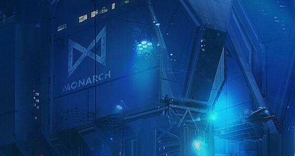Godzilla 2 Concept Art: Underwater Monarch Facility by Gia Nguyen