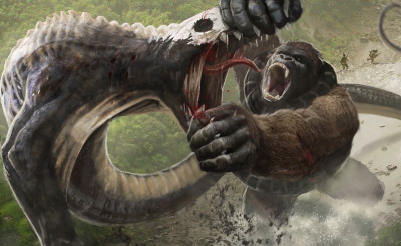 Kong:Skull Island concept art by Karl Lindberg!