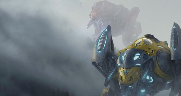 Saber Tooth Tiger Leads the Charge in New Power Rangers Poster