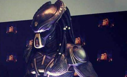 The Predator (2018) new design and armor spotted on display at CineEurope!