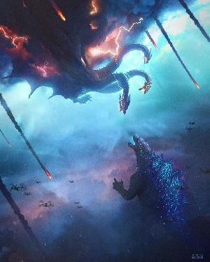 Godzilla 2 IMAX poster TEXTLESS