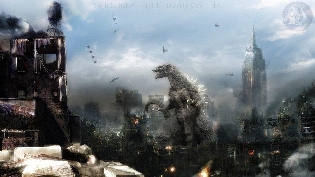 Godzilla Fan Artwork - Attacking Tokyo