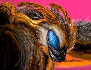 Mothra Digital Painting 