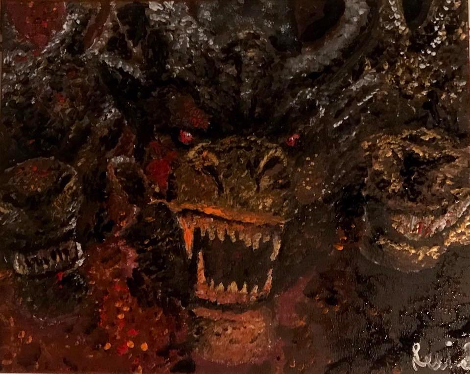 Ghidorah Painting 