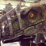 First look at an animatronic Velociraptor from Jurassic World?
