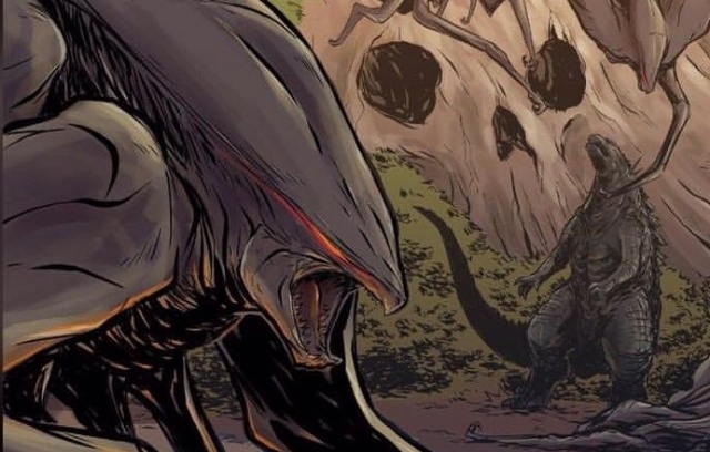 Awesome Godzilla vs. MUTO vs. Kong mini comic by Tyler Sowles!