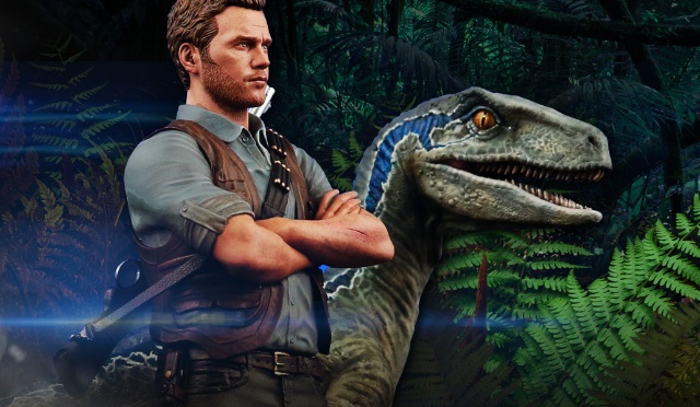 Chronicle unveil Owen and Blue Jurassic World statue!