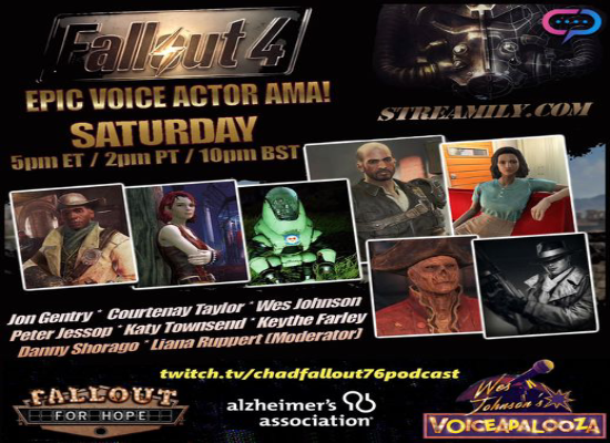 Join the voice actors from Fallout 4 for an AMA!