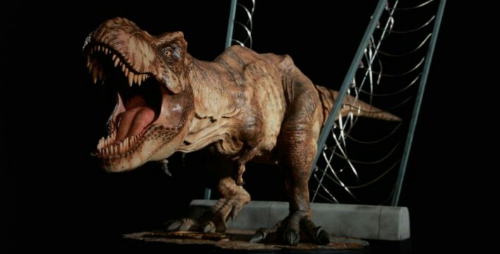 Jurassic Park Breakout T-Rex statue now available for pre-order!