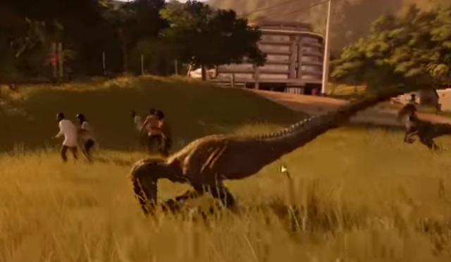 Jurassic World Evolution: Raptor pack unleashed on park guests!