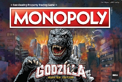 Acquire Monsters and their domains with this NEW Godzilla Monopoly game!