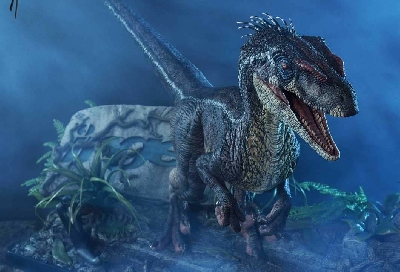 Jurassic Park 3 Male Velociraptor 1/6 scale statue by Prime 1 Studio coming 2025!