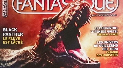 Jurassic World: Fallen Kingdom dawns the cover of L'Ecran Fantastique magazine!
