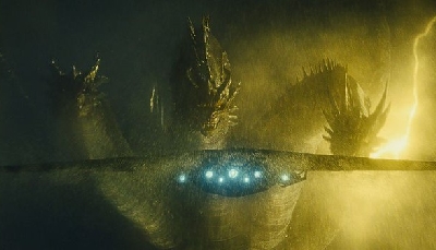 King Ghidorah looks menacing in new Godzilla 2 movie still!