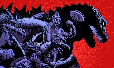 Matt Frank debuts THE SHOWA LEGACY Godzilla artwork!