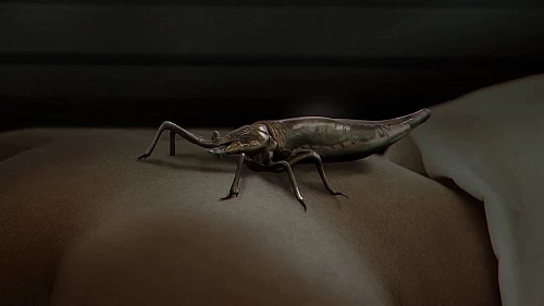 Official concept art gives us a closer look at the Alien: Earth Tick specimens!