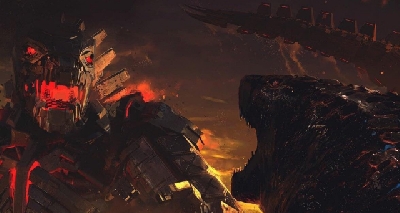 Official Godzilla vs. Mechagodzilla concept art and early key art from GvK!