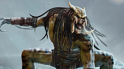 Unused Viking Predator (Killer of Killers) concept art explores the effects of prolonged cold exposure on Yautja! (EXCLUSIVE)