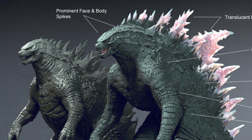 Official Godzilla Evolved (Godzilla x Kong) concept art by Jared Krichevsky!