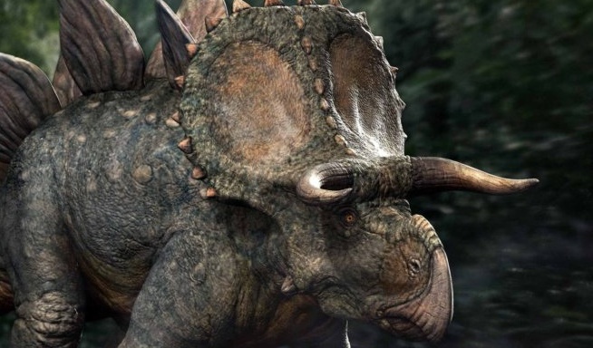 Official look at Jurassic World's unused Stegoceratops Dinosaur hybrid!