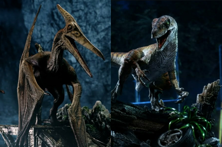 Prime 1 Studio JP3 Pteranodon & TLW Velociraptor images & pre-order dates!