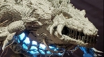Insane Biollante X Mosasaurus Statue