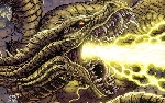 Matt Frank debuts new King Ghidorah artwork!