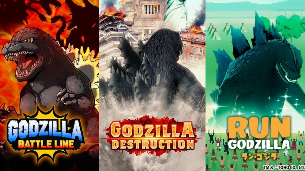 Three New Godzilla Mobile Games Announced