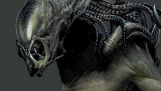 Unused Aliens vs. Predator Requiem Predalien Designs