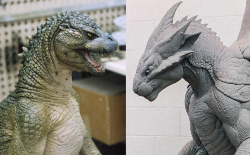 Unused Godzilla and New Monster designs from canceled American Godzilla movie!