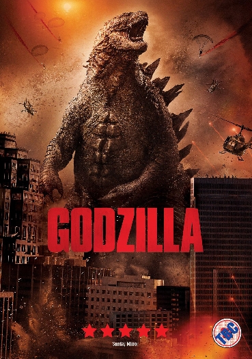 Godzilla 2014 UK DvD Cover Art