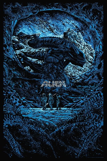 ALIEN Screenprint by Killian Eng