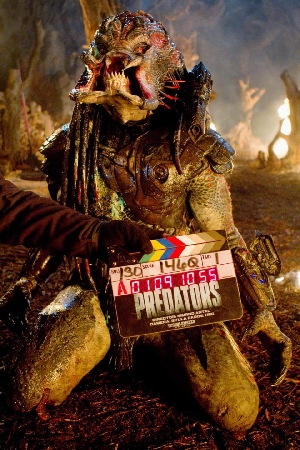 Berserker Predator on set of Predators