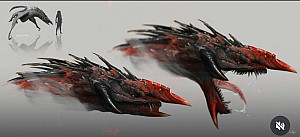 Genna Vulture creature designs