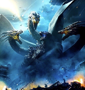 Godzilla: KOTM Russian Poster Textless