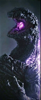 Godzilla's new purple atomic breath in Godzilla Resurgence