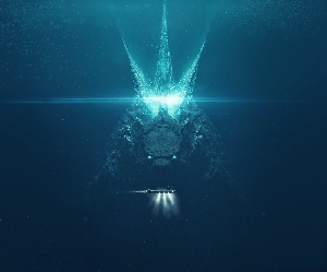 Godzilla submerged movie still