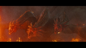 Godzilla throwdown TV spot screenshots