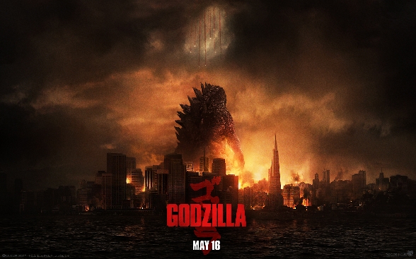 Official Godzilla 2014 HD Wallpaper