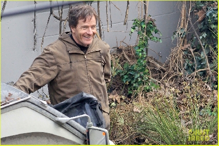 Godzilla 2014 Set Photo - Bryan Cranston