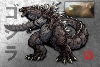 Godzilla 2014 Godzilla Concept Design by Matt Frank