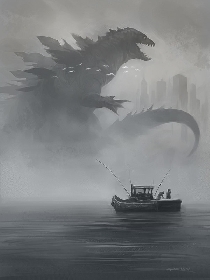 Godzilla 2014 Fan Painting