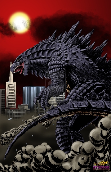 Godzilla 2014 Fan Art