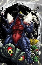 Godzilla Alien Monsters Fan Artwork