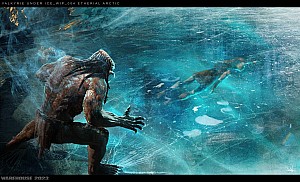Hulk Predator Lake Shot Concept Art