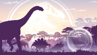 Jurassic World Wallpaper - Purple Variant