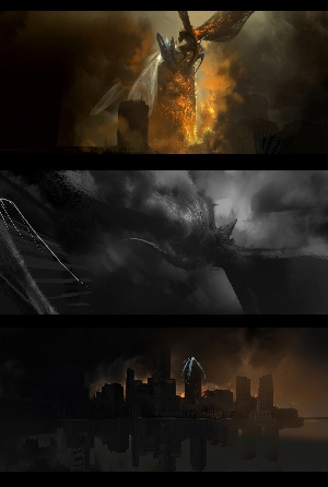 Mothra vs. Rodan KOTM concept art