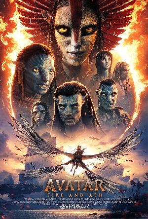 Official Avatar: Fire and Ash movie poster