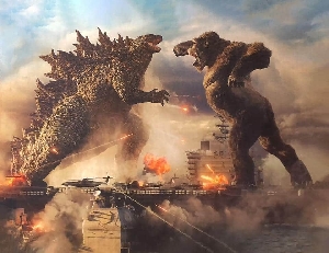Official Godzilla vs. Kong (2021) banner